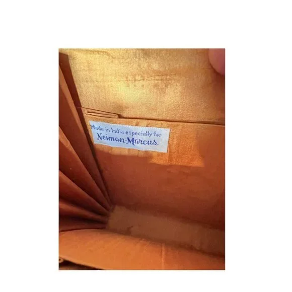 VINTAGE NEIMAN MARCUS Original Silk Small Handbag - Picture 11 of 12